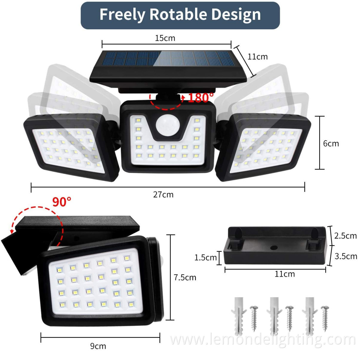 Efficient Solar-Powered Security Light